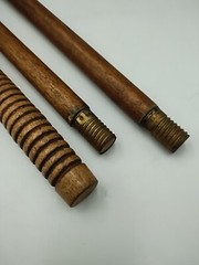 Antique Wood and Brass 36″ Three Piece Shotgun Cleaning Rod