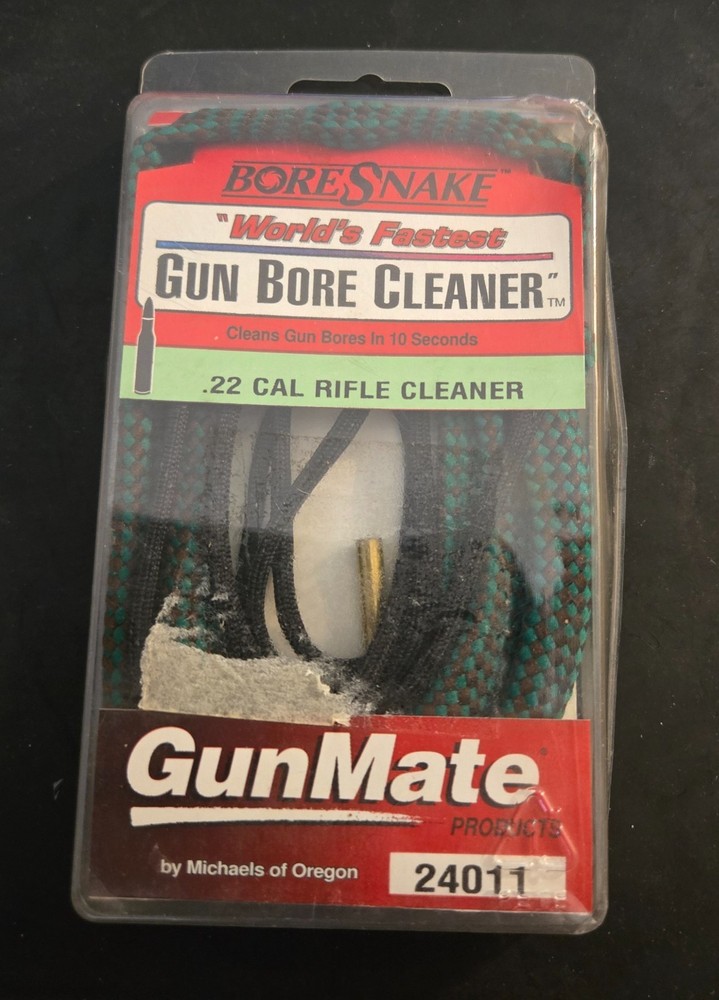Gunmate Boresnake Gun Bore Cleaner .22 Cal Rifle Cleaner Brand New