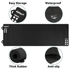 Rifle Shotgun Cleaning Mat – Large Magnetic Gun Mat with Organizer Parts Tray…