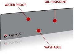 TekMat 36in Printed Gun Cleaning Mat Logo, Grey, TEK-36-TMLOGO-GY Bench Mat