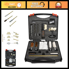 Comprehensive Gun Cleaning Kit for 12/20/410 Gauge – Brushes, CLP Oil, Patches &