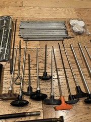 Large Lot Rifle Gun Cleaning Rods Kits