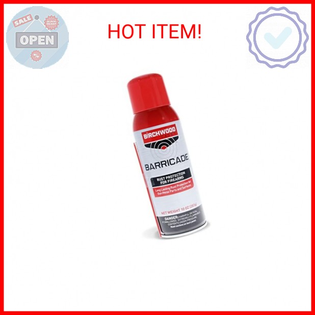 Birchwood Casey Barricade Rust Protection Aerosol | Effective Long-Lasting Anti-
