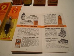 Vtg Hoppes Lot 7 Nitro Powder Solvent No 9 Gun Booklet Brush Cleaning Patches
