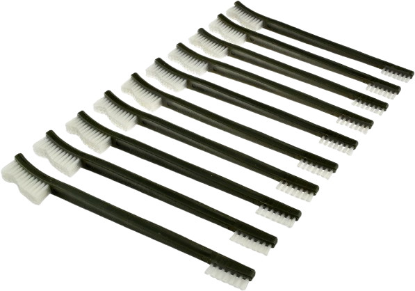 10-Piece Double-Ended Gun Cleaning Brush Set, Gun Cleaning Supplies Kit, 7-inch