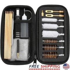 Shotgun Cleaning Kit 12GA 20GA 410GA Brass Rods Brushes Portable Storage New