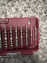 Tipton Ultra Gun Cleaning Jag Set 13-Piece Threaded Nickel Plated Brass
