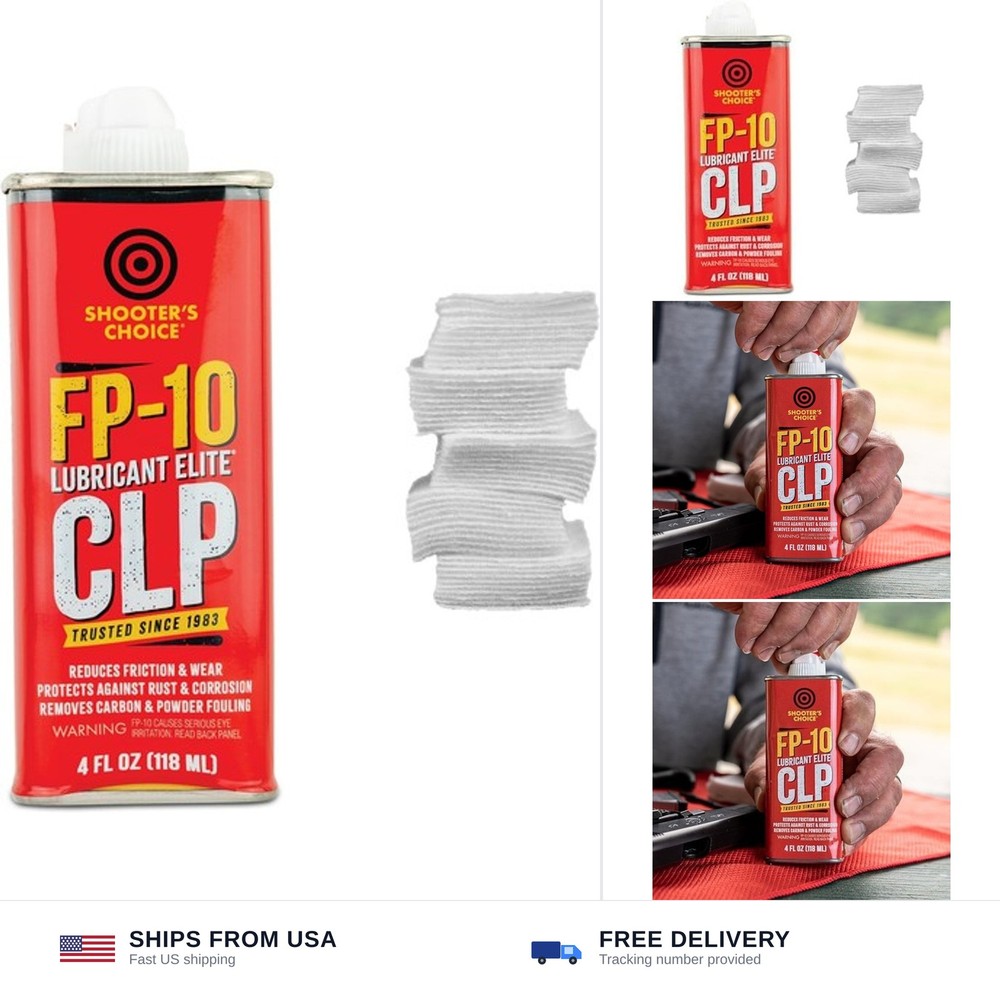 Shooter’s Choice FP-10 Lubricant Elite CLP 4oz (Select Your Style)