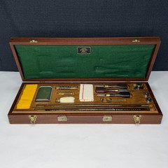 Vintage Lightwood Field Sports Shotgun Cleaning Materials Kit England