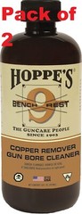 Hoppes 9″ Bench Rest Copper Bore Cleaning Solvent 16oz Bottle BR916 (2 PACK!)