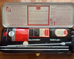 Sears Roebuck & Co. Rifle Cleaning Kit .22 cal. No. 20251 Metal Case and Box