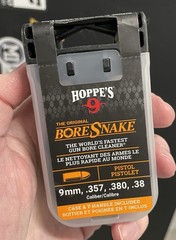 Hoppe’s Boresnake Bore Cleaner For 9MM/380 Caliber Pistols Storage Case 24002D