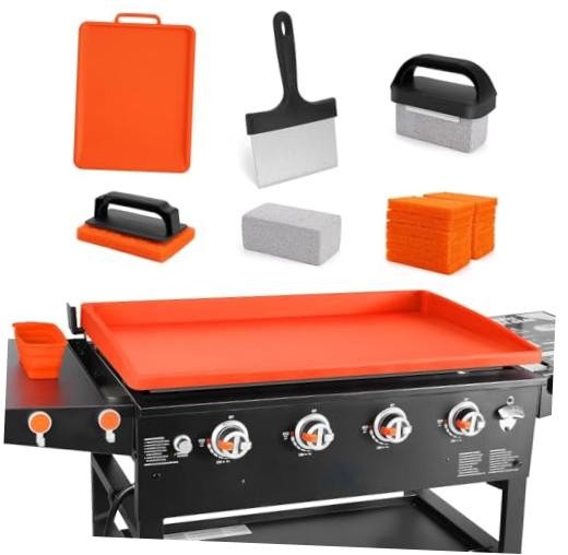 Upgraded Blackstone Griddle Cleaning Kit, with 36 Inch Silicone Griddle 20pcs