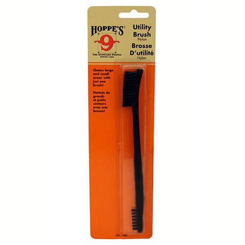Hoppes Nylon Non Breakable Utility Gun Cleaning Brush w/Two Bristle Ends 1380