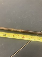 Vintage Three Piece Wood and Brass Gun Cleaning Rod