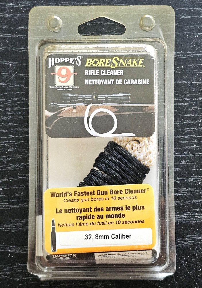 Hoppe’s Bore Snake Rifle Cleaner .32, 8mm – 24016