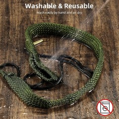 Fray Resistant Bore Cleaning Rope for .223, 9mm, .38 Cal – Lightweight & Durable