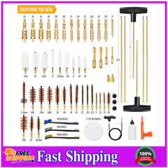 GLORYFIRE Elite Cleaning Kit–Universal 66pcs Set w Brass Brushes