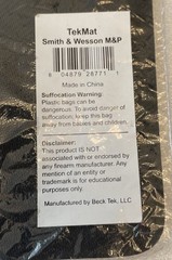 TekMat Smith & Wesson M&P Cleaning Mat 11″x17″ Black