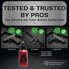1 fl oz Needle Oiler – Full Synthetic CLP Gun Oil Pistols Rifles & EDC Precision