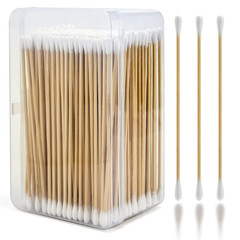 400 (800 Tips) 6-Inch Gun Cleaning Swabs with Storage Box – Lint-Free Cotton …