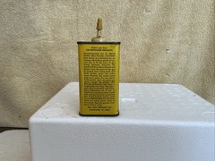 Vintage Brite-Bore Gun Bore Cleaner Solvent Tin Can Partial Contents 4oz