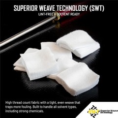 Pro-Shot Gun Cleaning Patches – 2 1/4″ Cotton Flannel, 750 Pack for Firearms