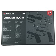 TekMat Ruger RXM Gun Cleaning Mat 11×17 Padded Oil-Resistant Black