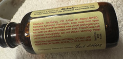# 9 ad Hoppe’s No. 9 Nitro Powder Solvent 2 oz Bottle W/ Box,90% full VTG