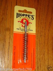 HOPPES BRONZE .35 CAL 9mm GUN CLEANING BRUSH RIFLE PISTOL BORE CLEANER GUN TOOL