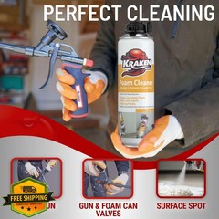 KRAKEN BOND 12.3oz Foam Gun Cleaner, 12 Pack