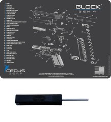For GEN 4 GLOCK BENCH MAT & Ghost Tool 17 19 20 21 22 23 26 27 34 35 36