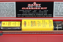 Rare Vintage Metal Tin Red Rider Daisy BB Gun Cleaning Kit As Clean as They Come