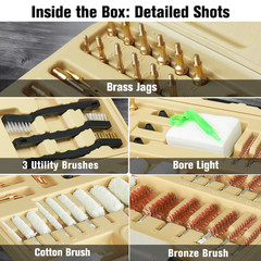 Universal Gun Cleaning Kit Compatible with Rifle Pistol Shotgun for All Caliber