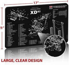 Oil Resistant Handgun Cleaning Mat – Durable 11″ x 17″ Springfield Armory Design