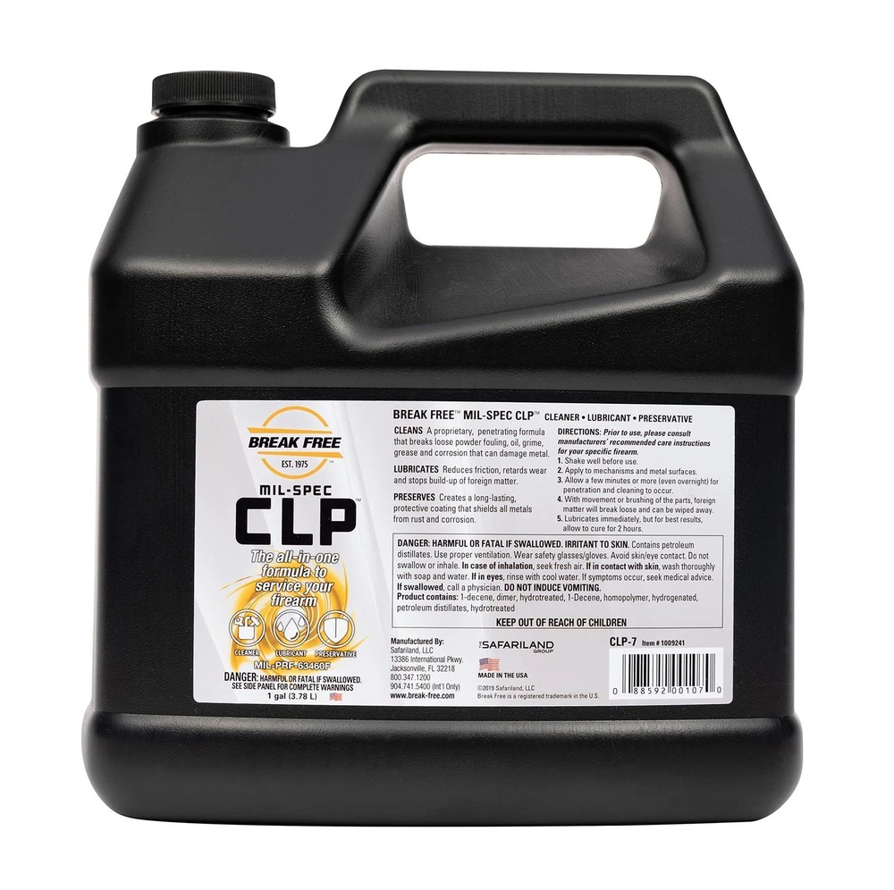 Break Free CLP Cleaner Lubricant and Preservative Gun Cleaner, CLP-7, Gallon