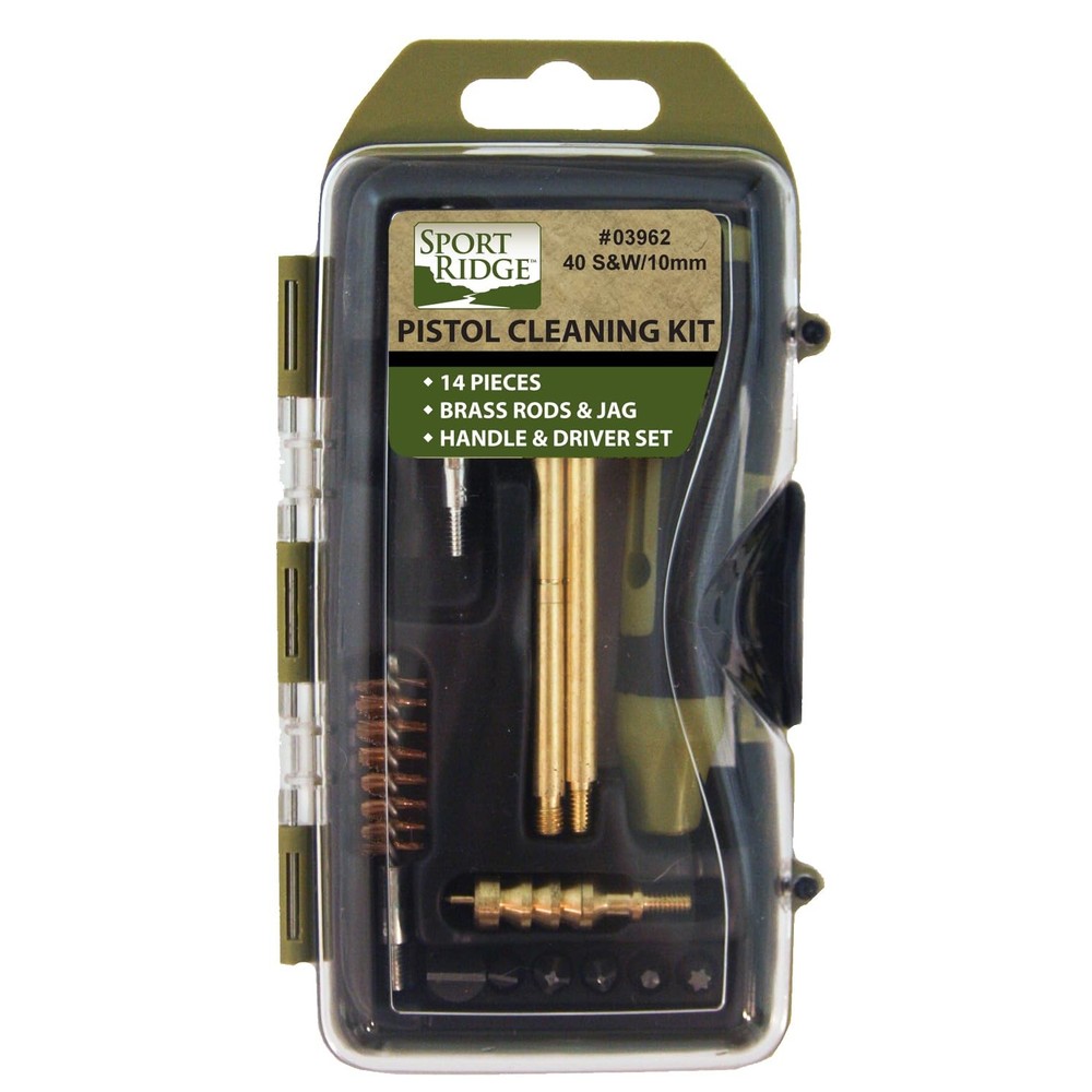 14 Piece 40-Cal/10mm Cleaning Kit, (03962)