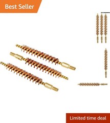 Best Gun Bore Brush 3-Pack – .20 Caliber Bronze for Ultimate Firearm Cleanliness