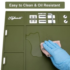 Extra Large Gun Cleaning Mat 48″x16″ – Magnetic, Anti-Slip Rubberized Gunsmith M
