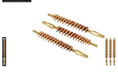 .17 Caliber Gun Bore Brush Pack – 3 Durable Brushes with Extra Bronze Bristles