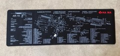 Gun Cleaning Mat 12″ X 36″(sewed Edges) (Sold in US)