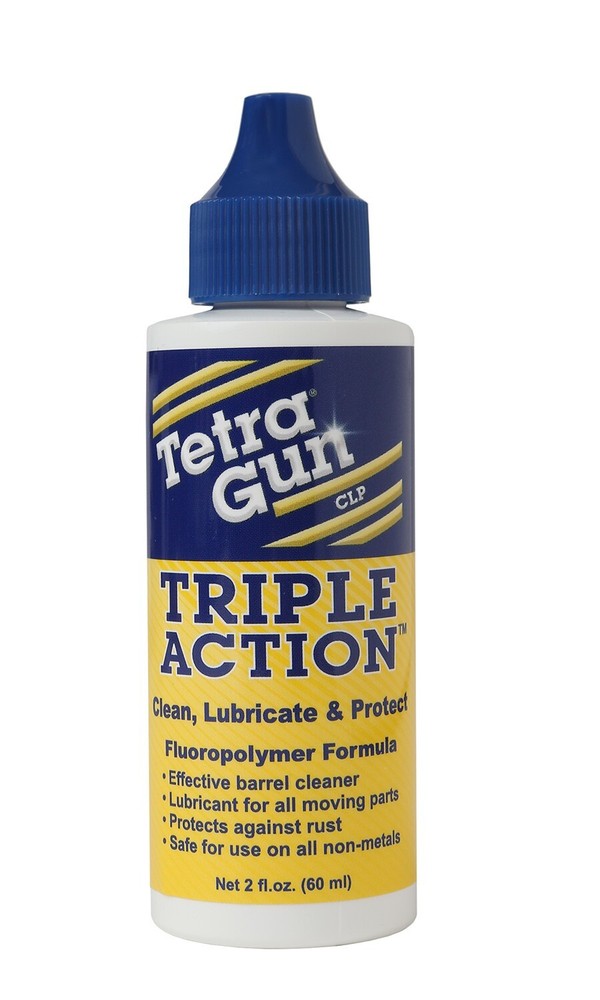 Tetra Gun Triple Action CLP 2 oz. dropper tip oil bottle clean lubricate protect