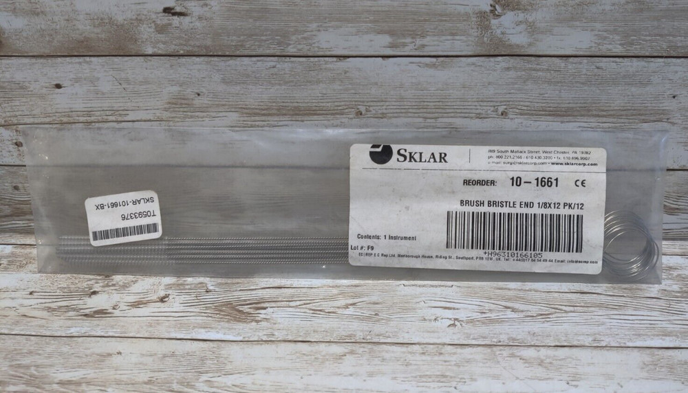 Sklar Cleaning Brush Pack of 12. 1/8×12 10-1661