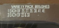 OTIS TECHNOLOGY Replacement Brush Variety 10/Pack Clam Pack (FG-380-BP)
