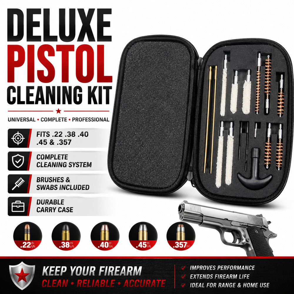 Deluxe Universal Pistol Cleaning Kit