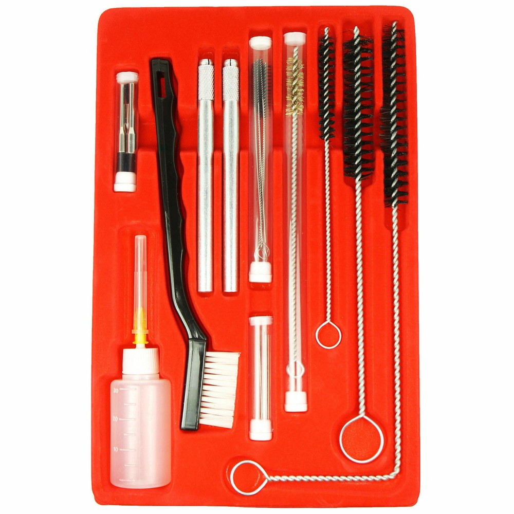 23PC Airbrush Airspray Air Paint Spray Gun Cleaning Gravity Mini HVLP Detail Set