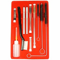 23PC Airbrush Airspray Air Paint Spray Gun Cleaning Gravity Mini HVLP Detail Set