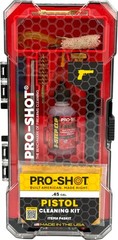 Pro-Shot Products Premium Classic Pistol Gun Cleaning Kit 45 Cal Box – P45KIT