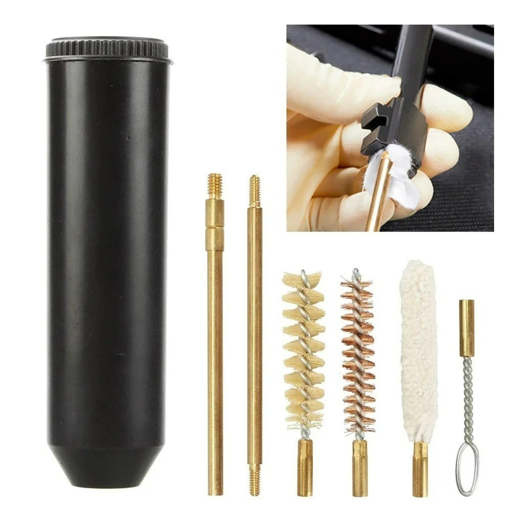 9mm Pistol Gun Cleaning Brush Kit Glock 17 19 M1911 Beretta 92 M9 SIG P320 CZ75