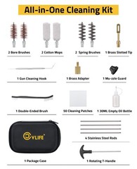 Professional 12GA Gun Cleaning Kit for Shotgun Muzzleloader for 12 Gauge Caliber